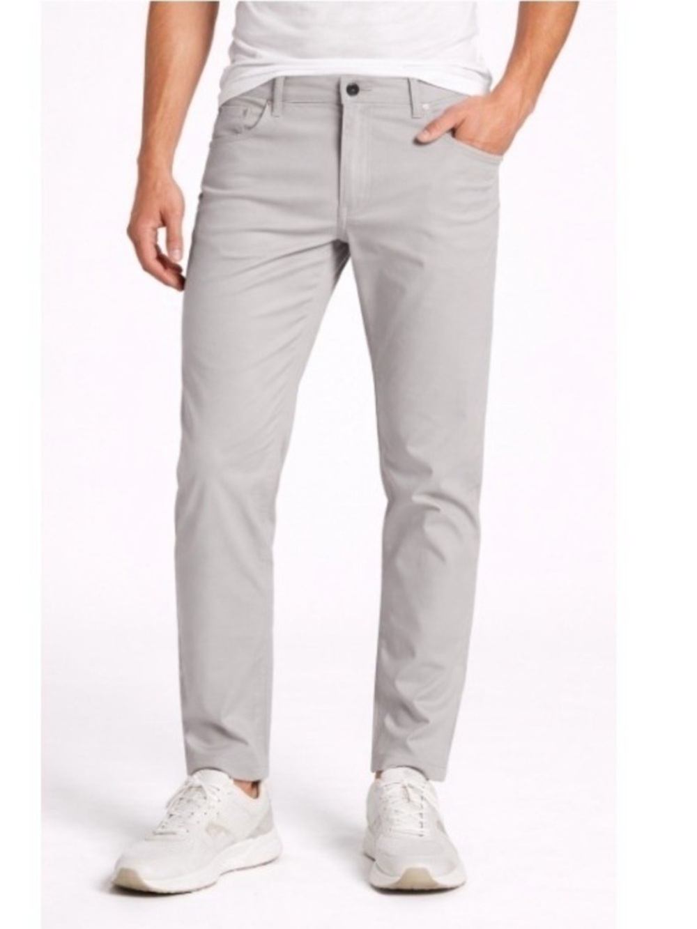 lululemon athletica Men's Light Gray classic fit pant